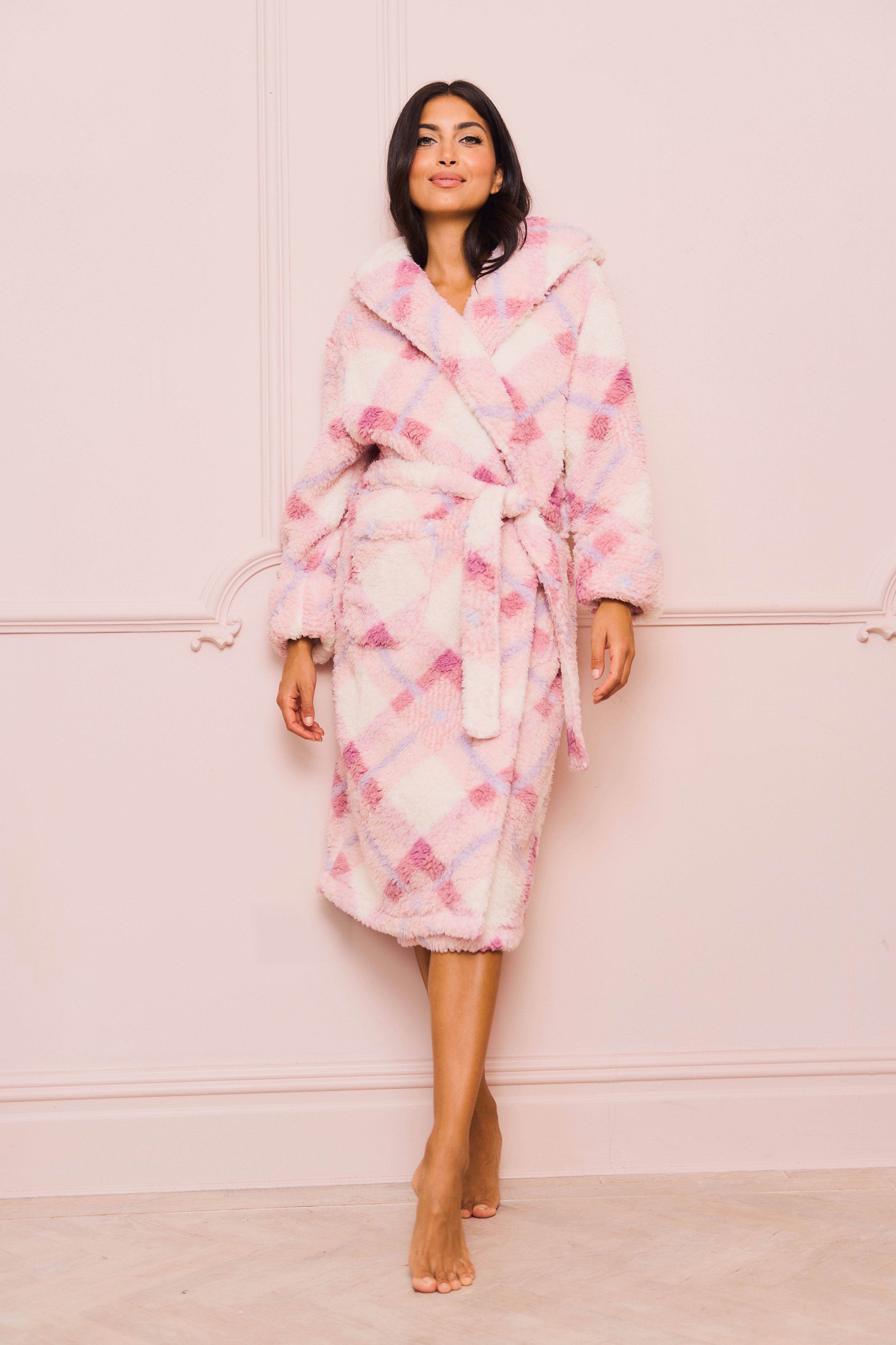 Check Dressing Gown Jim Jam The Label