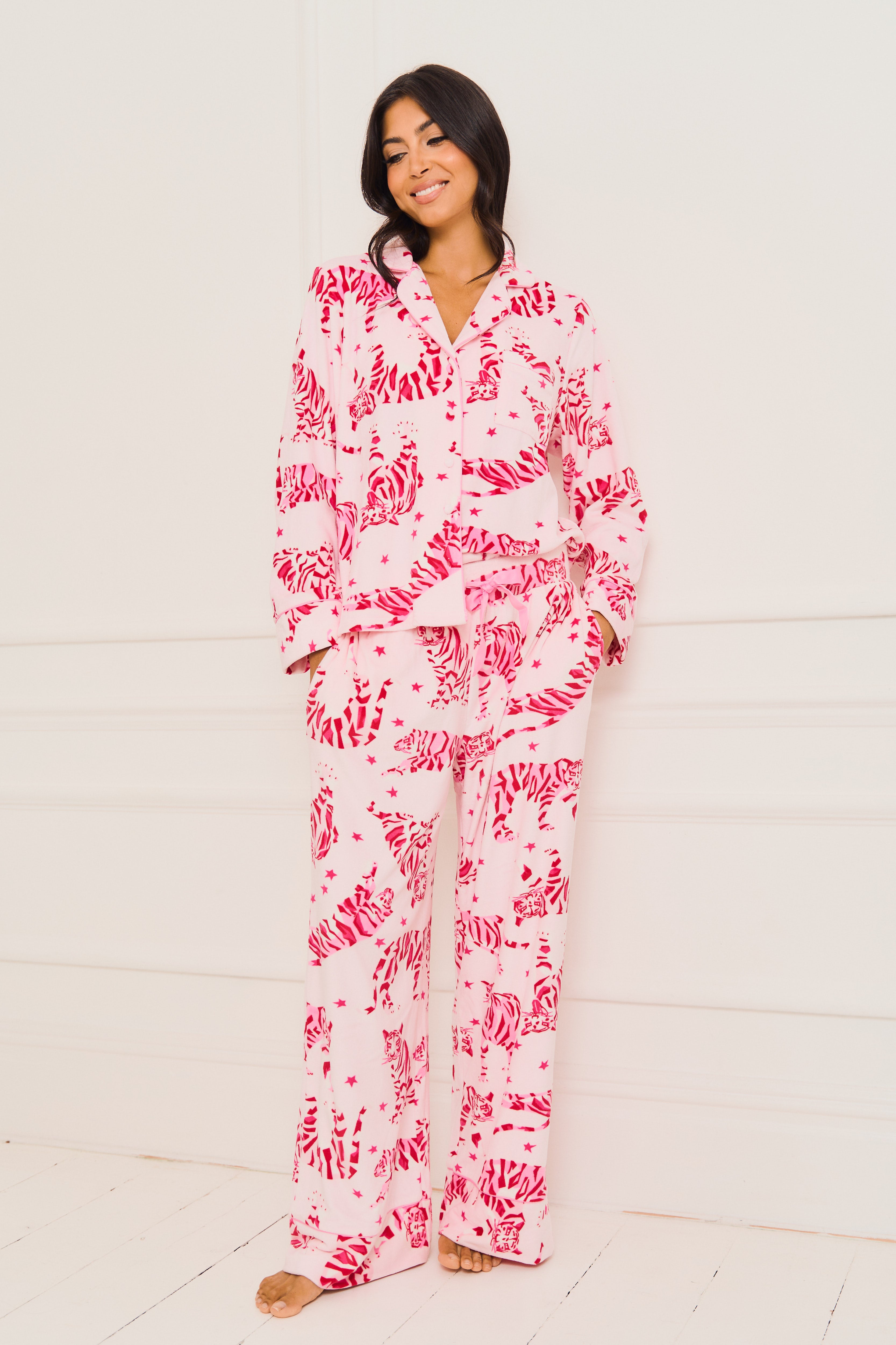 Jam Pyjamas Tiger Print PJ Set – Jim Jam The Label