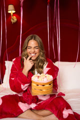 Pink Heart Dressing Gown