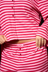 Red Stripe PJ Set