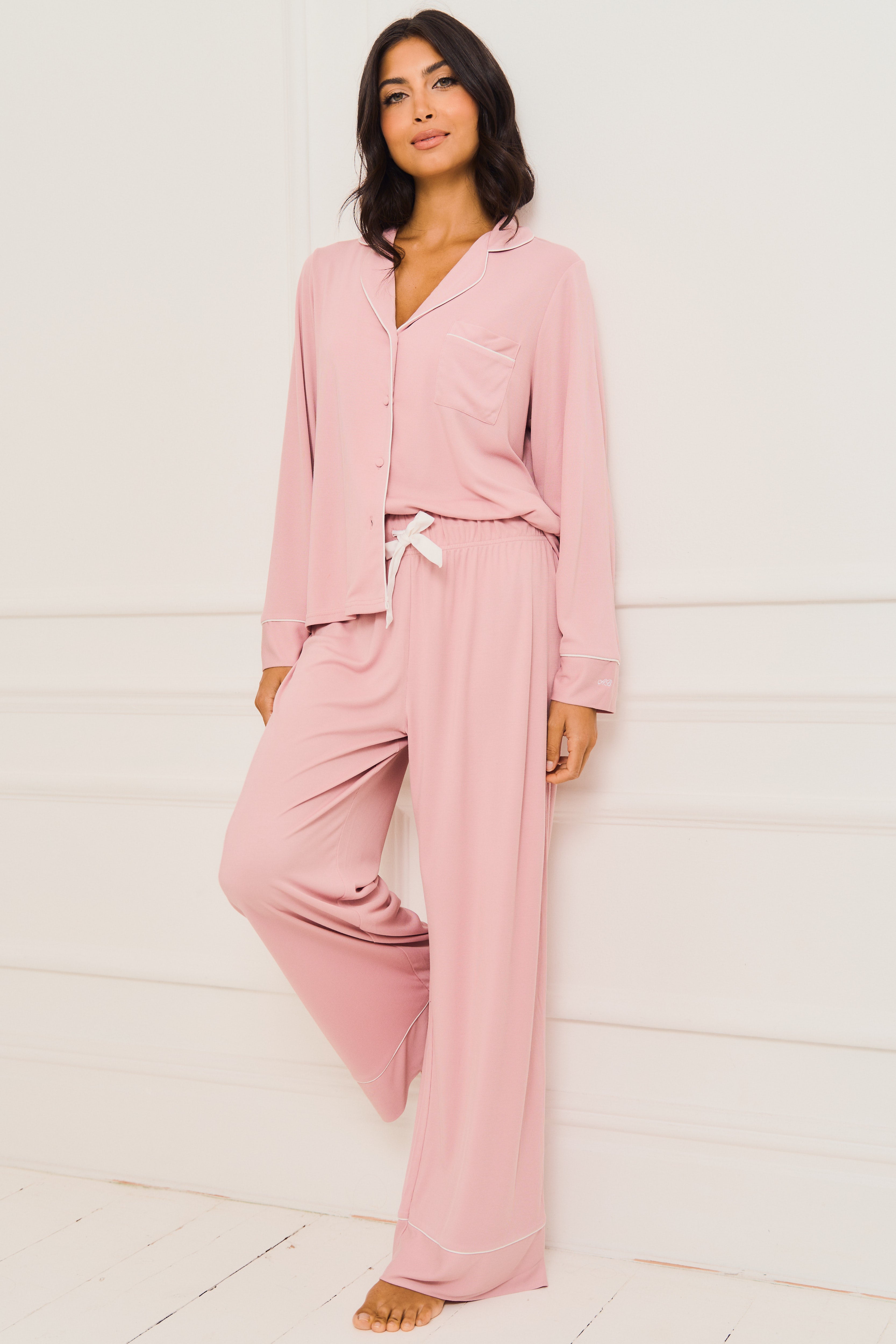 Jam Pyjamas Pink Traditional PJ Set – Jim Jam The Label