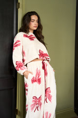 Bow Fleece Lounge Set