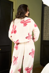 Bow Fleece Lounge Set
