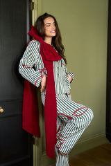 Stripe Bow Pyjama Set