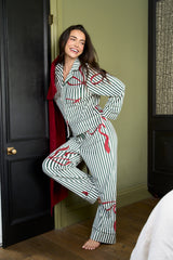 Stripe Bow Pyjama Set