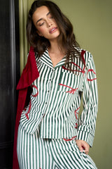 Stripe Bow Pyjama Set