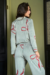 Stripe Bow Pyjama Set