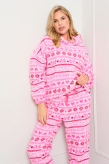 Pink Novelty Twosie Set