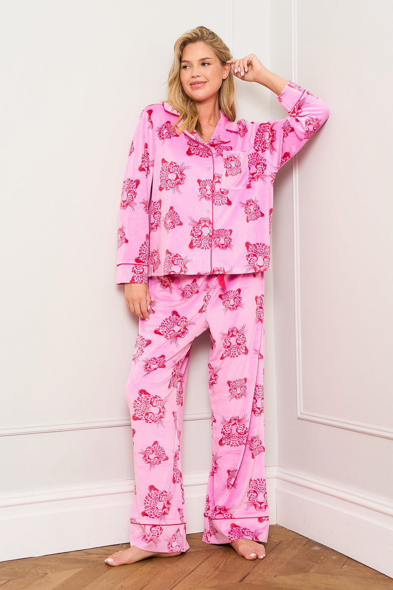 Large Tiger Print Pyjama Set