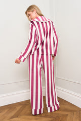 Burgundy Stripe Pyjamas