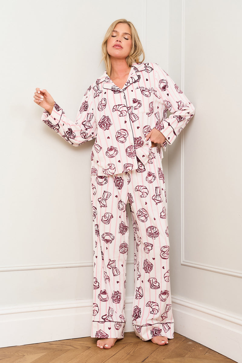 Printed Breakfast Pyjamas