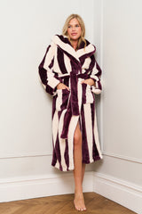Burgundy Two Tone Robe