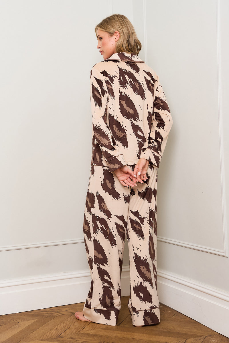 Pyjamas Label Features Animal Print Pyjamas – Jim Jam The Label