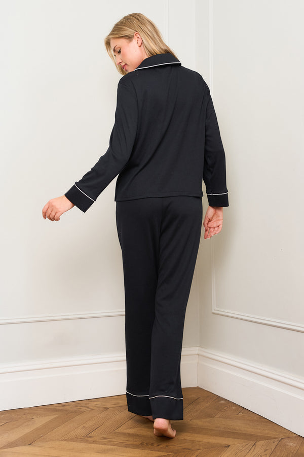 Black Traditional Pyjama Set