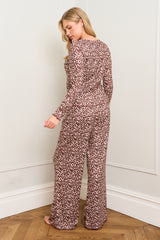 Leopard Print With Wide Leg Set