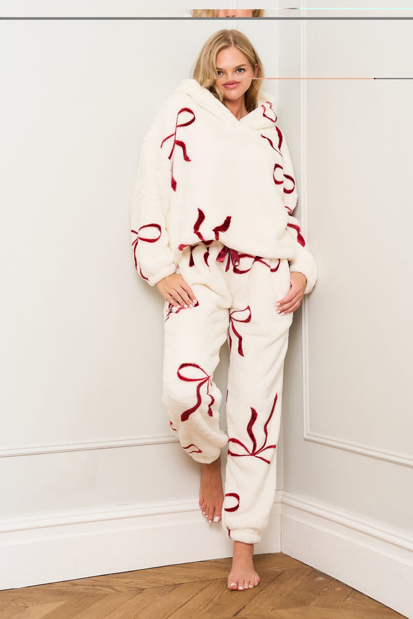 Multi Red Bow Print Twosie