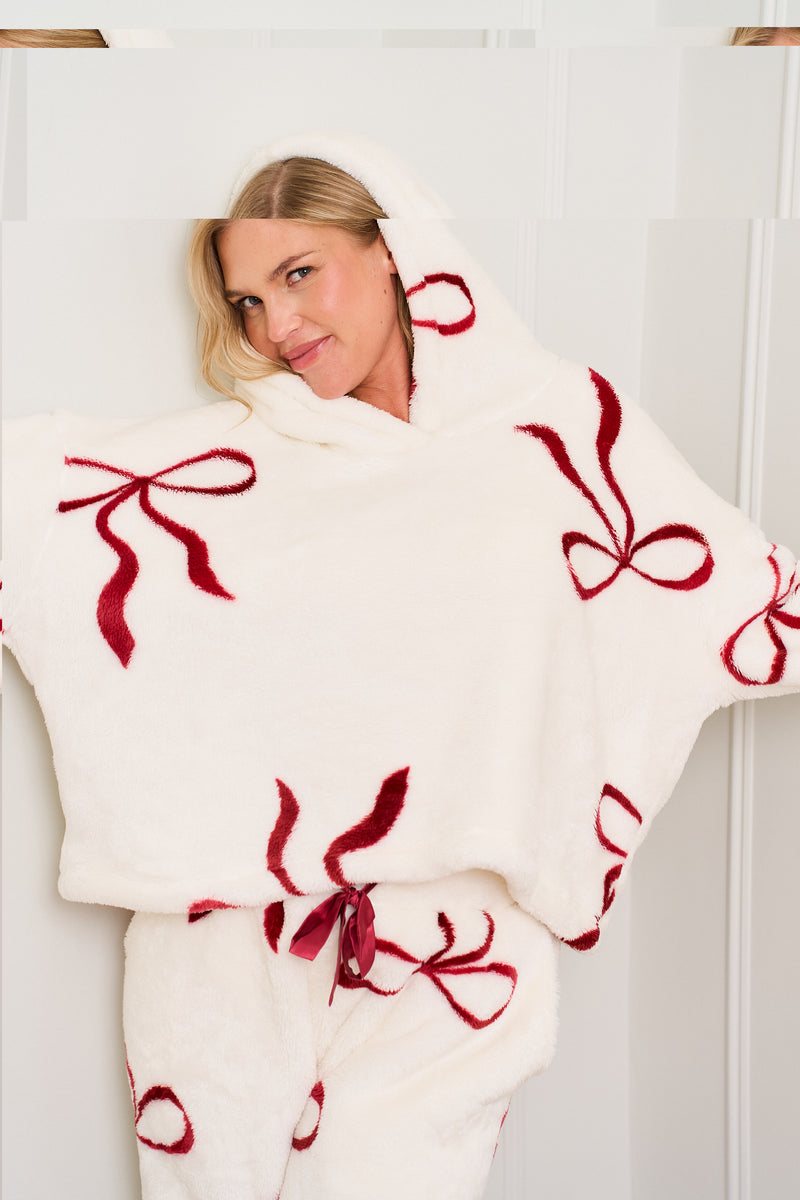 Multi Red Bow Print Twosie