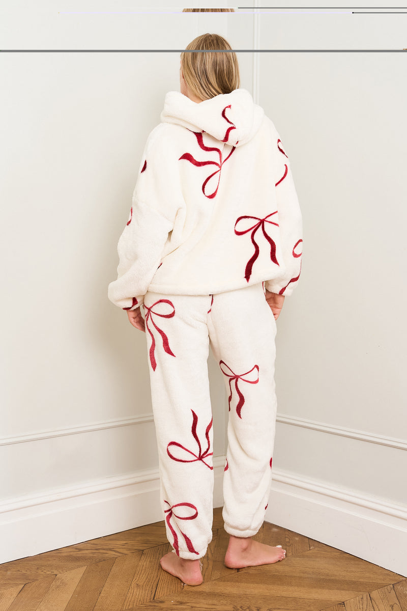Multi Red Bow Print Twosie