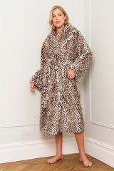 Animal Print Dressing Gown