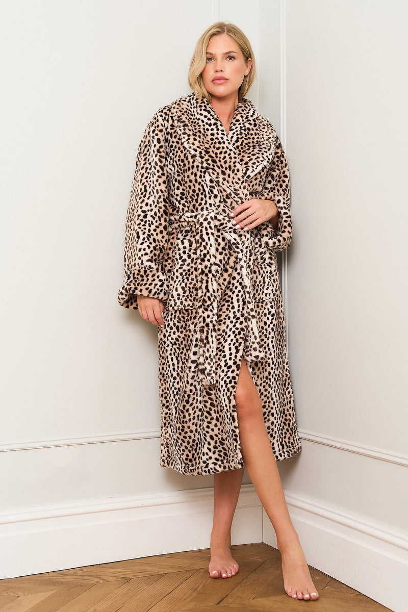 Animal Print Dressing Gown