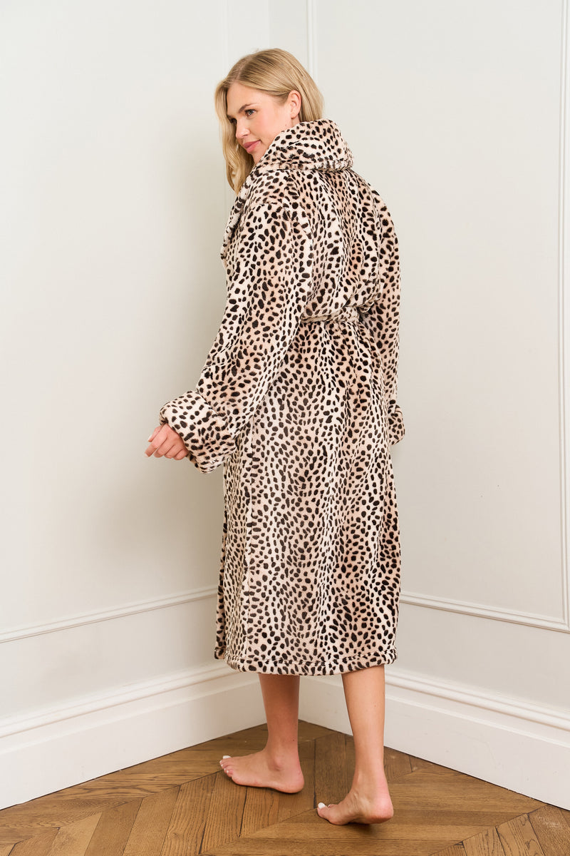 Animal Print Dressing Gown