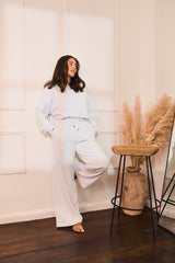 Cream Fleece Tracksuit