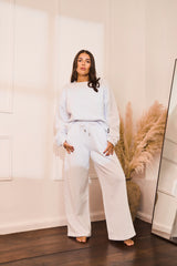 Cream Fleece Tracksuit