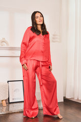 Red Satin Pyjama