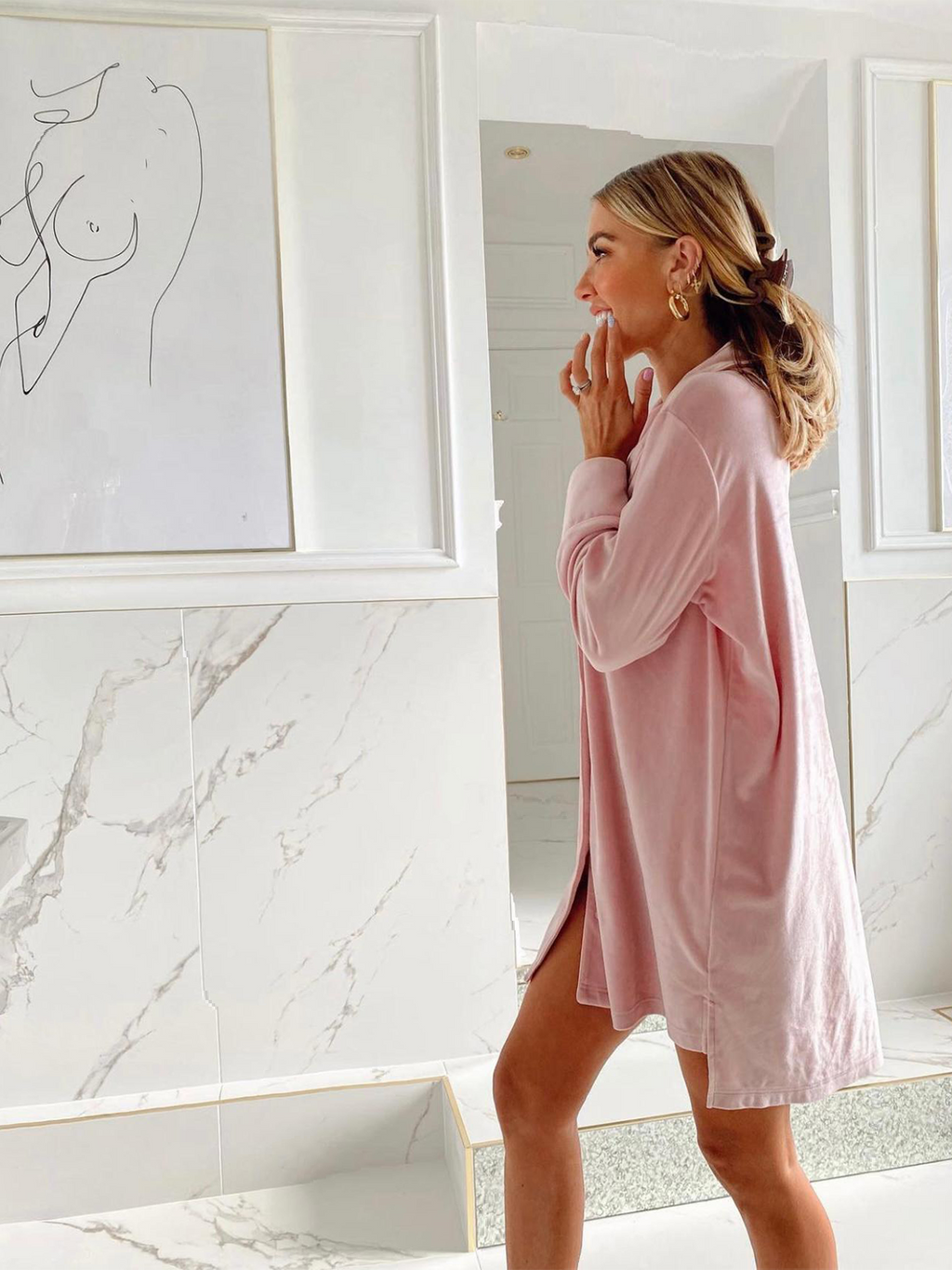 Personalised Velour Nightshirt
